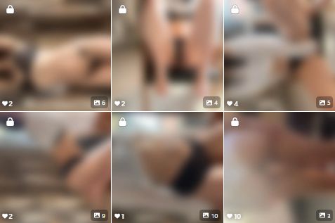 myfansのコンテンツ視聴画面